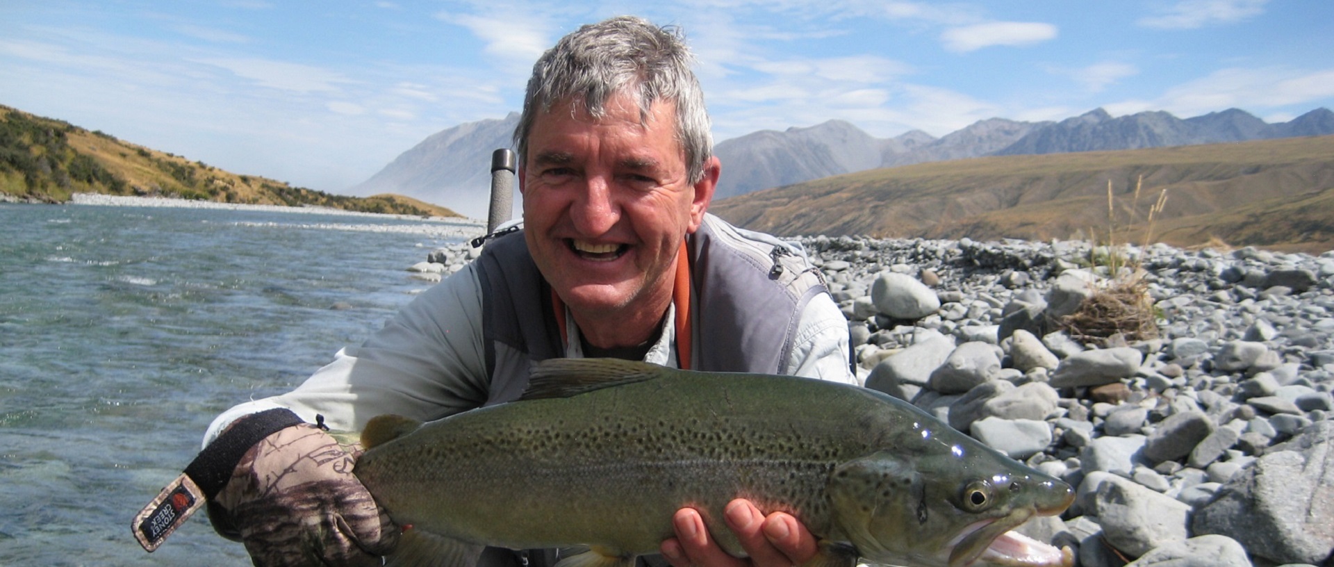 Portrait of Alan Campbell, a professional fly fishing guide.